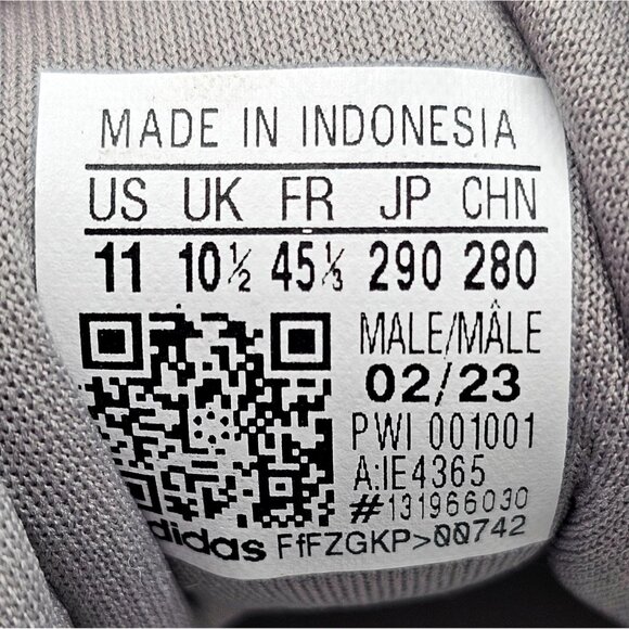 NWOB AdidasMen's Gray/Black Supernova Running Athletic Sneakers Size 11 2159 - Picture 8 of 16